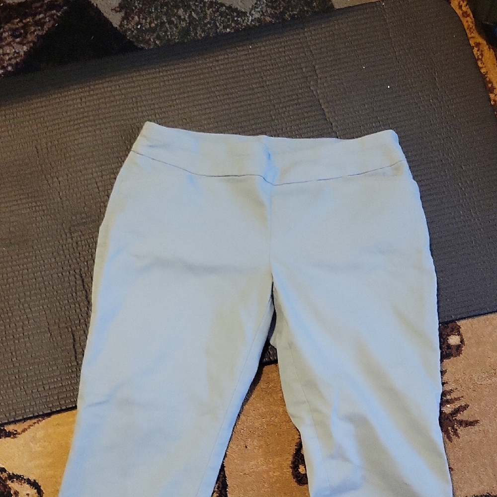 Croft & Barrow Light Blue Stretch Pants